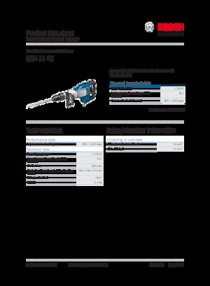 Čekići i razbijači za rušenje Bosch GSH 11 VC