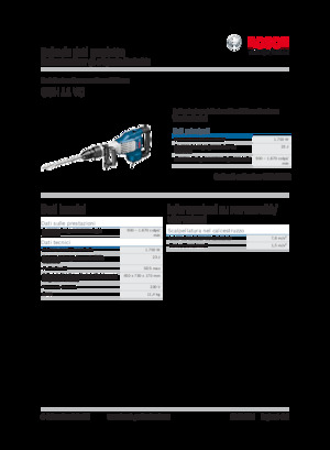 Čekići i razbijači za rušenje Bosch GSH 11 VC