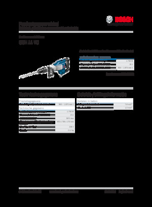Čekići i razbijači za rušenje Bosch GSH 11 VC