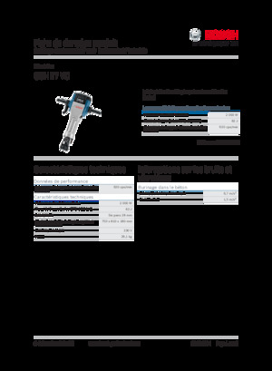 Čekići i razbijači za rušenje Bosch GSH 27 VC