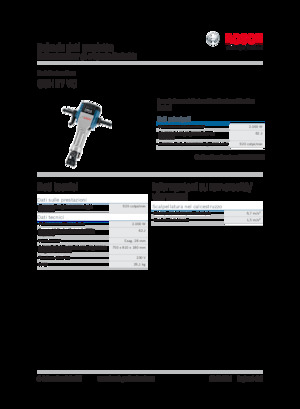 Čekići i razbijači za rušenje Bosch GSH 27 VC