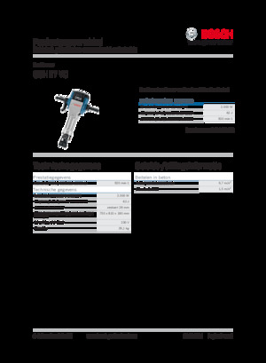 Čekići i razbijači za rušenje Bosch GSH 27 VC