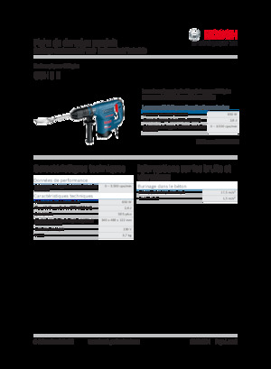 Čekići i razbijači za rušenje Bosch GSH 3 E