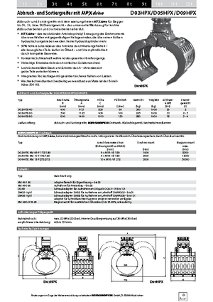 Grabilice za sortiranje rušenja Kinshofer D 09 HPX 60