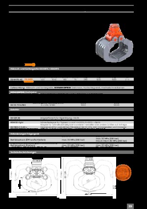 Grabilice za sortiranje rušenja Kinshofer D09HPX-50