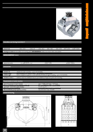 Grabilice za sortiranje rušenja Kinshofer D37H-P-125