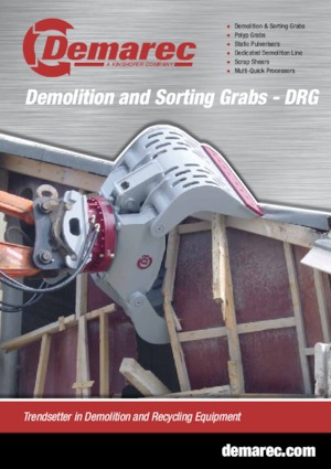 Grabilice za sortiranje rušenja Demarec DRG 22