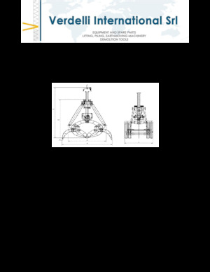 Grabilice za sortiranje rušenja Verdelli F.M. 1600