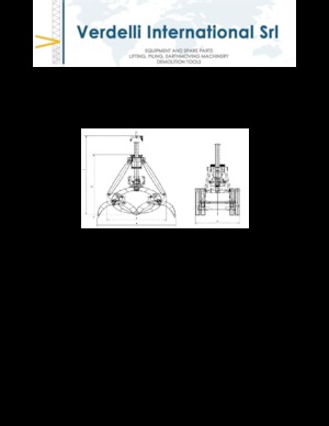 Grabilice za sortiranje rušenja Verdelli F.M. 1600