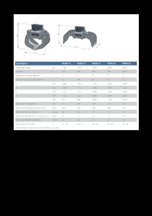 Grabilice za sortiranje rušenja FRD FDG35-PL