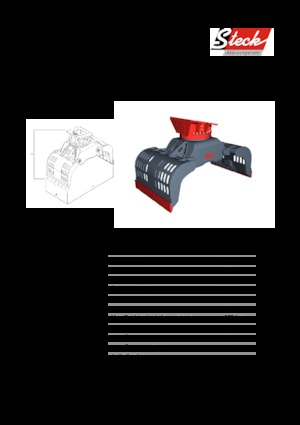 Grabilice za sortiranje rušenja Steck G 16