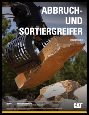 Grabilice za sortiranje rušenja Caterpillar G308