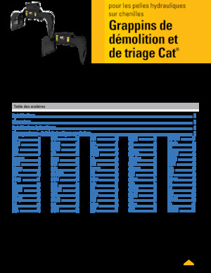 Grabilice za sortiranje rušenja Caterpillar G318