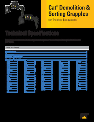 Grabilice za sortiranje rušenja Caterpillar G332