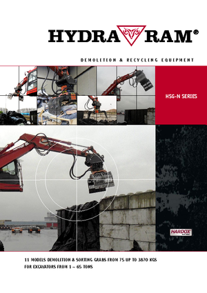 Grabilice za sortiranje rušenja Hydra Ram HSG 4 N