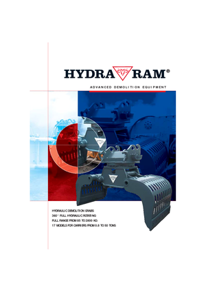Grabilice za sortiranje rušenja Hydra Ram HSG 150