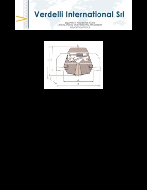 Grabilice za sortiranje rušenja Verdelli M.E.-O. 2/750