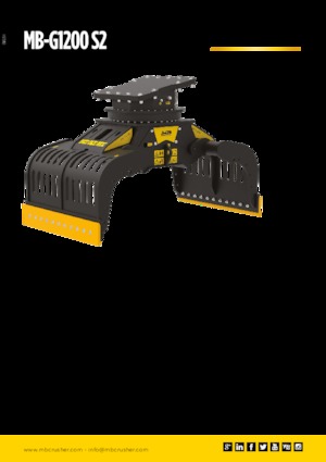 Grabilice za sortiranje rušenja MB Crusher MB-G1200 S2