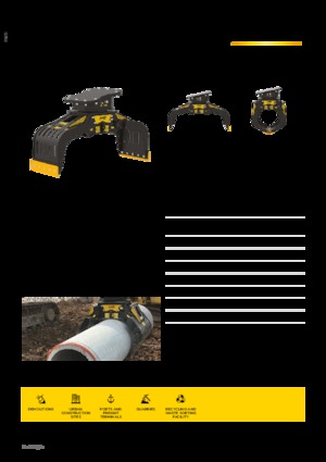 Grabilice za sortiranje rušenja MB Crusher MB-G600 S4
