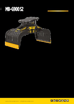 Grabilice za sortiranje rušenja MB Crusher MB-G900 S2