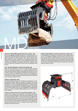 Grabilice za sortiranje rušenja VTN MD 070