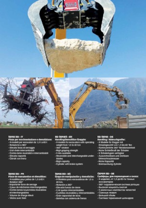 Grabilice za sortiranje rušenja VTN MD210 D