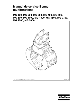 Grabilice za sortiranje rušenja Atlas Copco MG 100