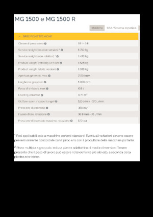 Grabilice za sortiranje rušenja Epiroc MG 1500 R 