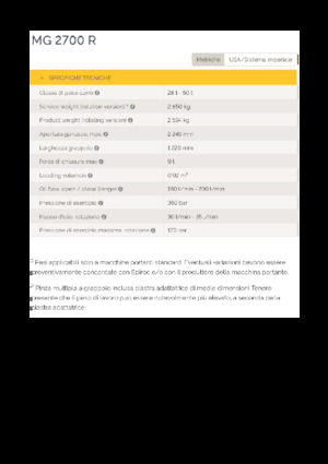 Grabilice za sortiranje rušenja Epiroc MG 2700 R