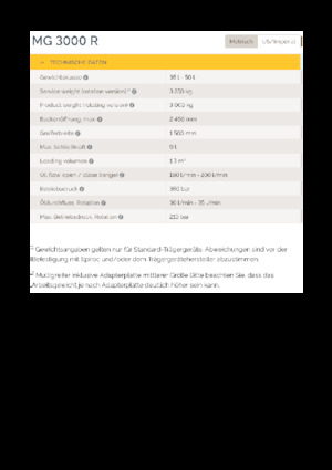 Grabilice za sortiranje rušenja Epiroc MG 3000 R