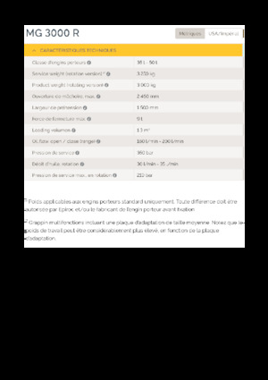 Grabilice za sortiranje rušenja Epiroc MG 3000 R