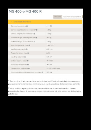 Grabilice za sortiranje rušenja Epiroc MG 400