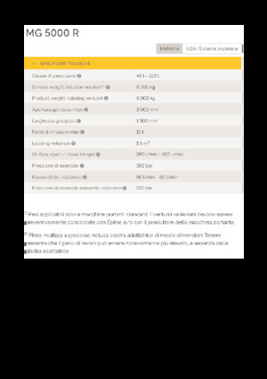 Grabilice za sortiranje rušenja Epiroc MG 5000 R