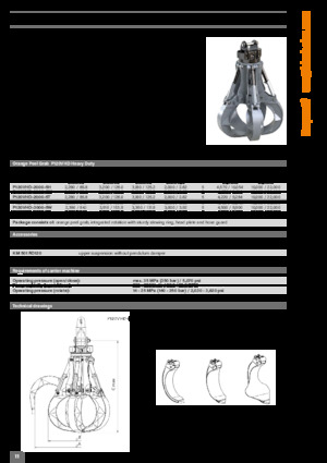 Grabilice za sortiranje rušenja Kinshofer P120VHD-2000-5T