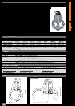 Grabilice za sortiranje rušenja Kinshofer P25VR HD-800-4W