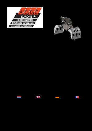 Grabilice za sortiranje rušenja ACDE S100-D