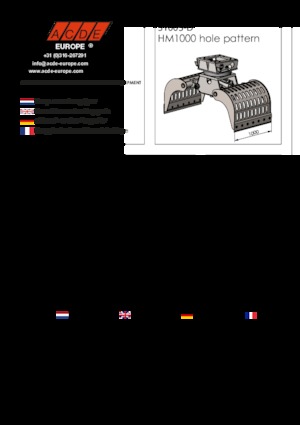 Grabilice za sortiranje rušenja ACDE S1003-D