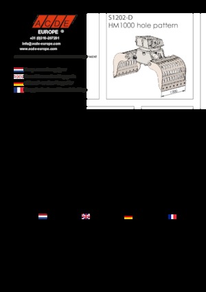 Grabilice za sortiranje rušenja ACDE S1202-D