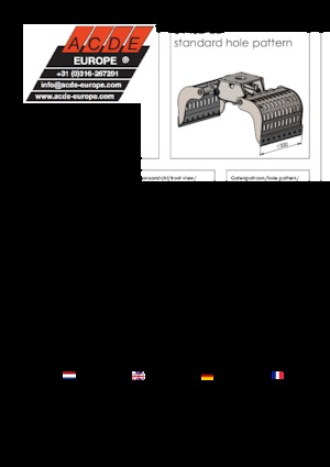 Grabilice za sortiranje rušenja ACDE S1402-ZD