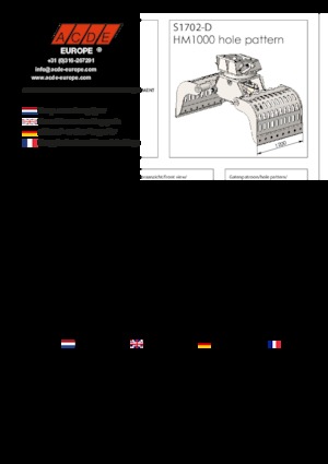 Grabilice za sortiranje rušenja ACDE S1702-D