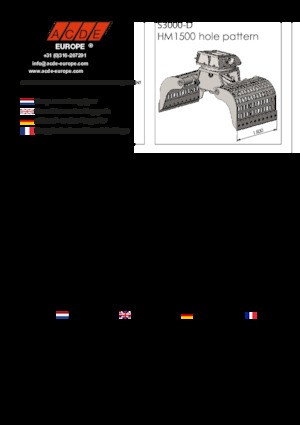 Grabilice za sortiranje rušenja ACDE S3000-D