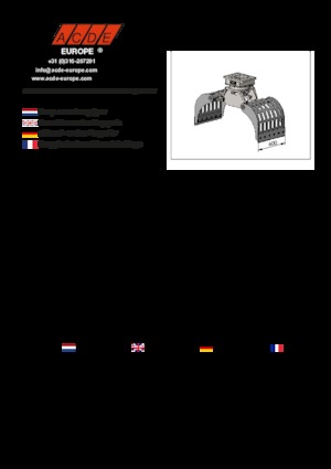 Grabilice za sortiranje rušenja ACDE S400-D