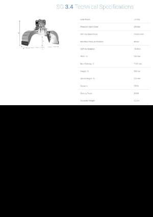 Grabilice za sortiranje rušenja Promove SG 3.4