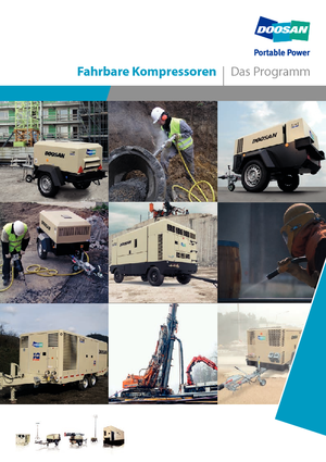 Prijenosni zračni kompresori - dizel, električni, benzinski Doosan 7/41 