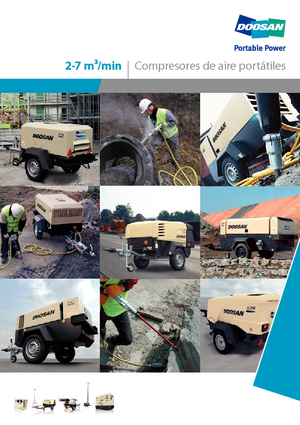 Prijenosni zračni kompresori - dizel, električni, benzinski Doosan 7/41 