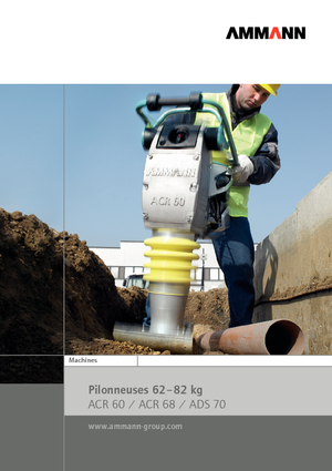 Nabijači na benzin i dizel Ammann ATR 60 C