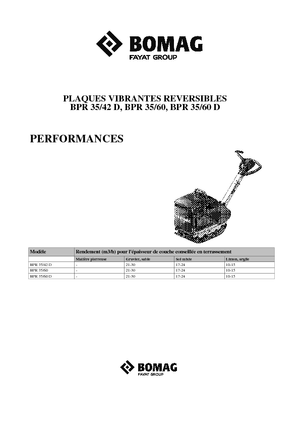Reverzibilni kompaktori s vibracionim pločama Bomag BPR 35/42 D