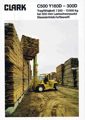 Dizelski viljuškari Clark C 500-ys-250 D