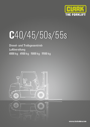Dizelski viljuškari Clark C 55 s D
