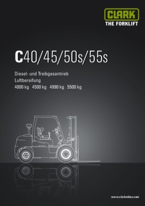 Dizelski viljuškari Clark C 50 s D
